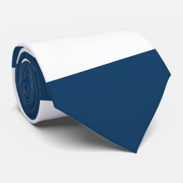 Blå Rand, vit Rand, stripe Mönster Slips