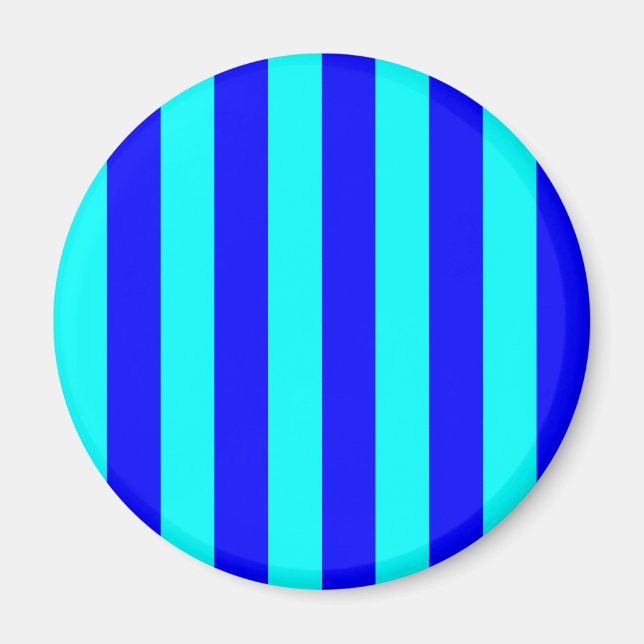 Blå randig magnet (Framsidan)