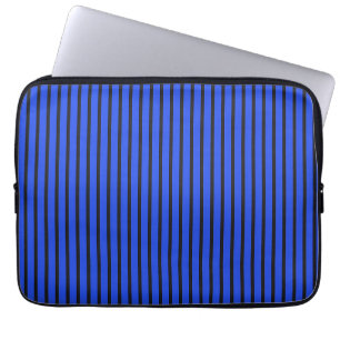Blå randig textur laptop fodral