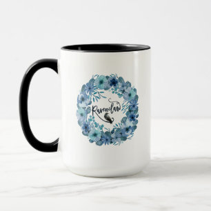 Blå Raven House Inspirerad Mugg