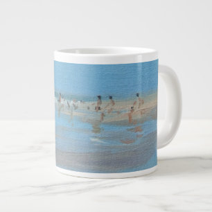 Blå reflektionsmontalivet jumbo mugg