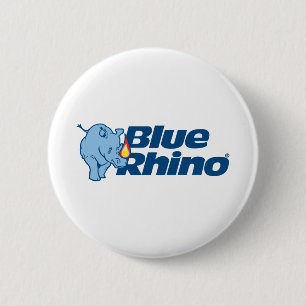 Blå Rhino Knapp