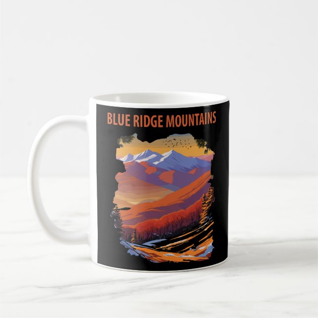 Blå Ridge-berg Kaffemugg (Vänster)