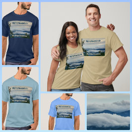 Blå Ridge-bergen på berget Luft T Shirt