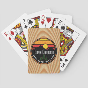 Blå ridge-bergskort casinokort