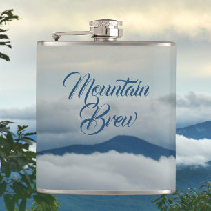 Blå Ridge Mountain Anpassade Mountain Brew Fickplunta