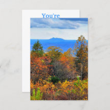 Blå Ridge Parkway-överblick över pilotberget