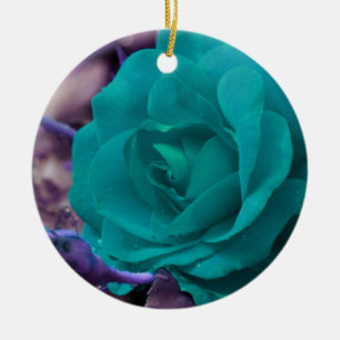 Blå Ro i blommans blommande ornament