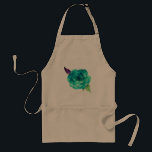 Blå Ro Lila vattenfärgsblommor Förkläde<br><div class="desc">Blue Ro Lila Watercolor Blooms Vår,  sommarträdgårdsblommor,  vackra ro teckning.</div>