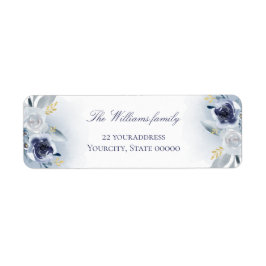 blå ro returadress etikett