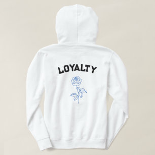 Blå Ro & Varg (förmånlig) Hoodie