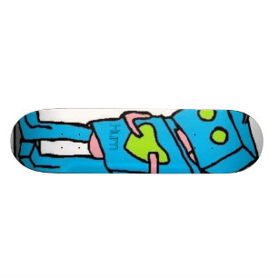 Blå Robo Board Mini Skateboard Bräda 18,7 Cm