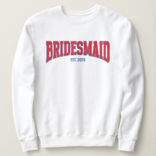 Blå + Röd Falskt glitter BRUDJUNGFRU Sängvätningsp T Shirt