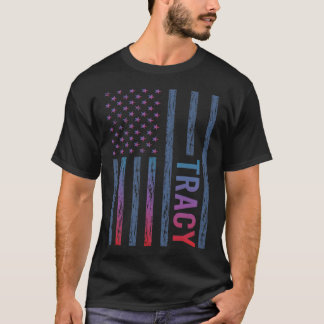 Blå Röd Flagga - Tracy T Shirt