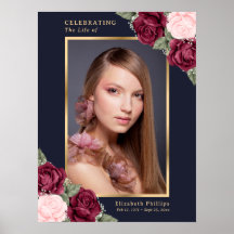 Blå röd fotofirande av livets minnesstundssköld