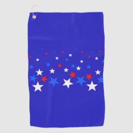 Blå, röd och vit stjärna Mönster