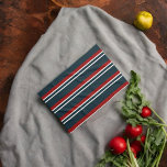 Blå röd uniform Rand Kökshandduk<br><div class="desc">Stil ditt kök med de här enhetliga rand Kitchen Towels och  din feedback med oss. Lycklig Shopping</div>