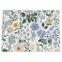 Blå Röda Nyanser Cottagecore Vildblomma