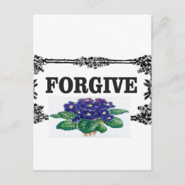 blå roligt för förtur vykort