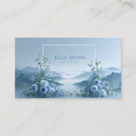 Blå Ros Floral och Misty Mountain Valley Visitkort