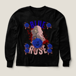 blå ros t shirt
