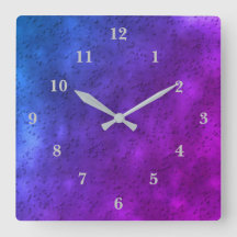 Blå rosa marmor, regnbåge, konst