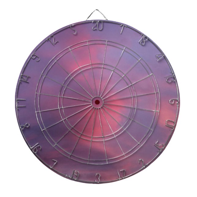 Blå Rosa Moln Darttavla (Framsidan)