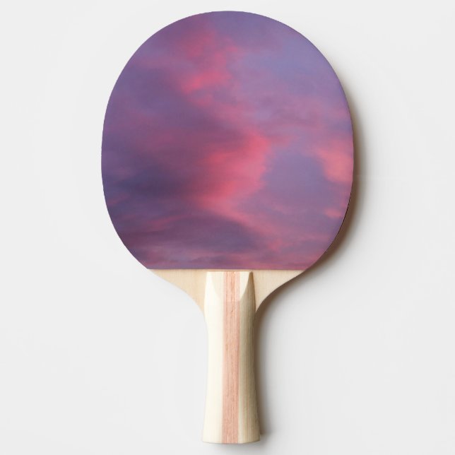 Blå Rosa Moln Pingisracket (Framsidan)