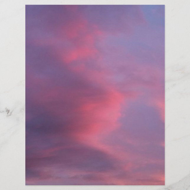 Blå Rosa Moln Reklamblad (Framsidan)
