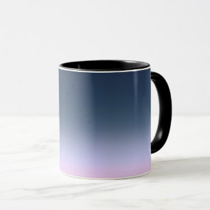 Blå-rosa Ombre . Mugg