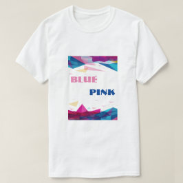 Blå rosans synformer t shirt