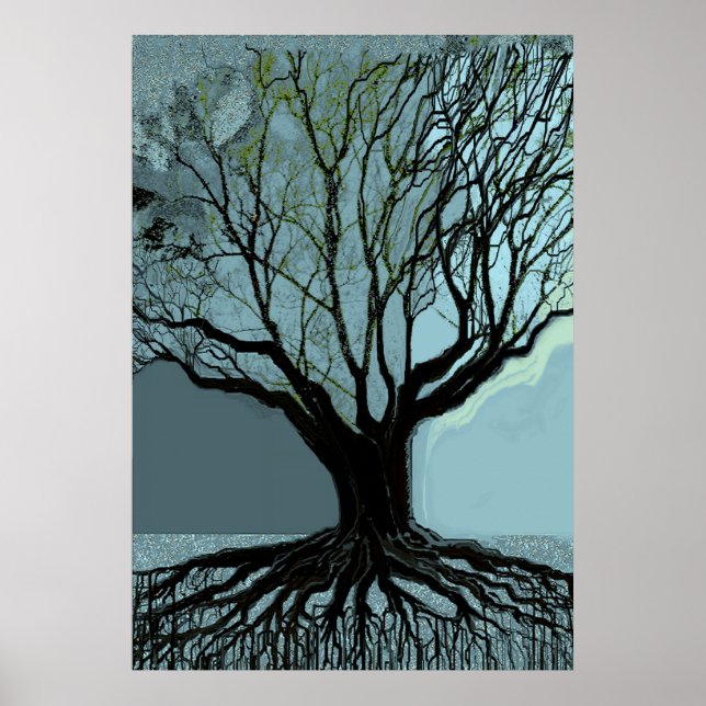 Blå rötter poster (Framsidan)