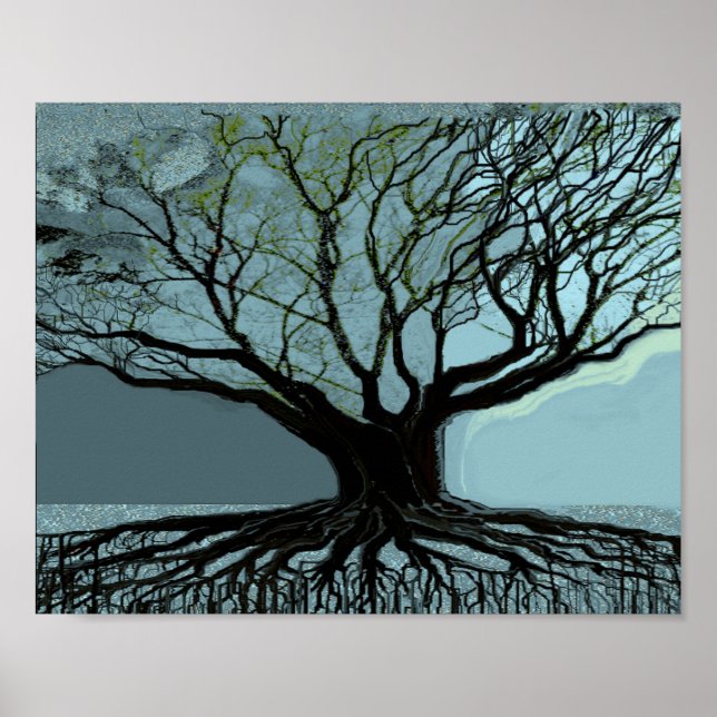 Blå rötter poster (Framsidan)