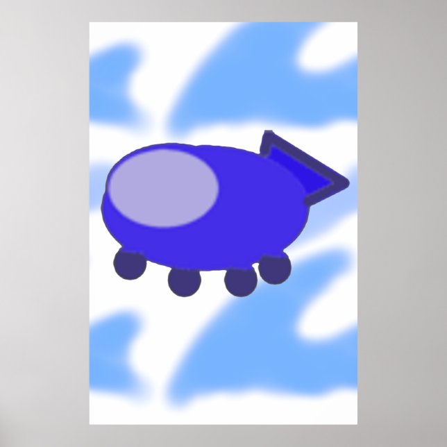 Blå ryggmärg poster (Framsidan)