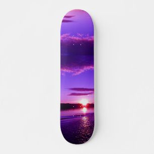 Blå rysk solskateboard old school skateboard bräda 18 cm