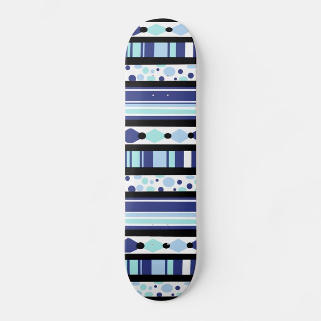 Blå salighet skateboard bräda 21,5 cm (Framsida)