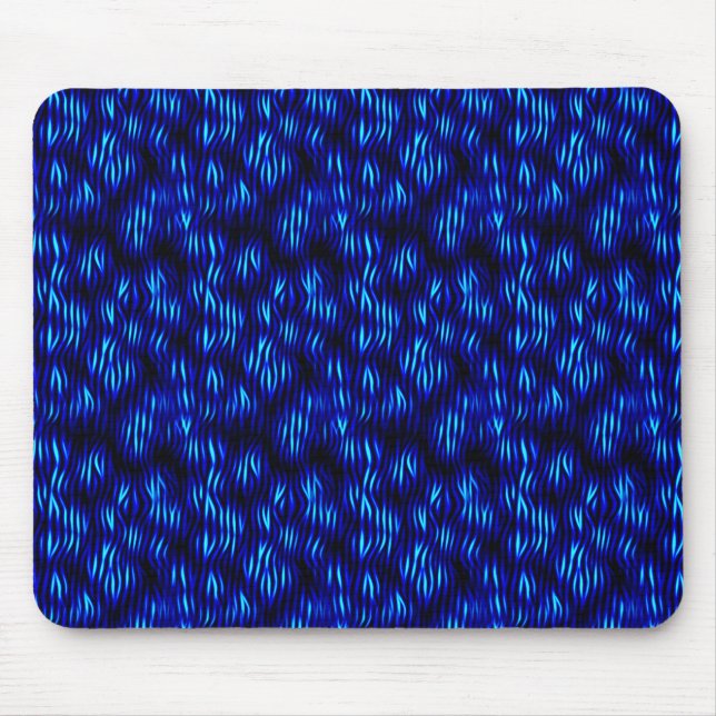 Blå Shimmer Mouse Pad Musmatta (Framsidan)