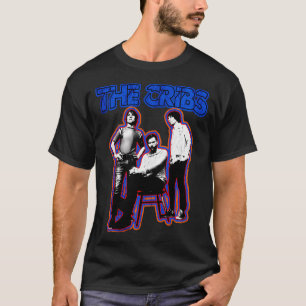 Blå Siluett Artist Rockband Musik T Shirt