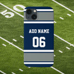 Blå, Silver och vita sportar Rand<br><div class="desc">Underbart för Dallas fläkt i ditt liv. Tunga Blue-,  Silver- och White-fotbollstjersey stil rand-design. Färgen som vi har valt för den här serien av fodral kommer att matcha dina favoritlag färg,  vi kan bara inte nämna dem här. Perfektens gåva till fläkt för fotboll.</div>