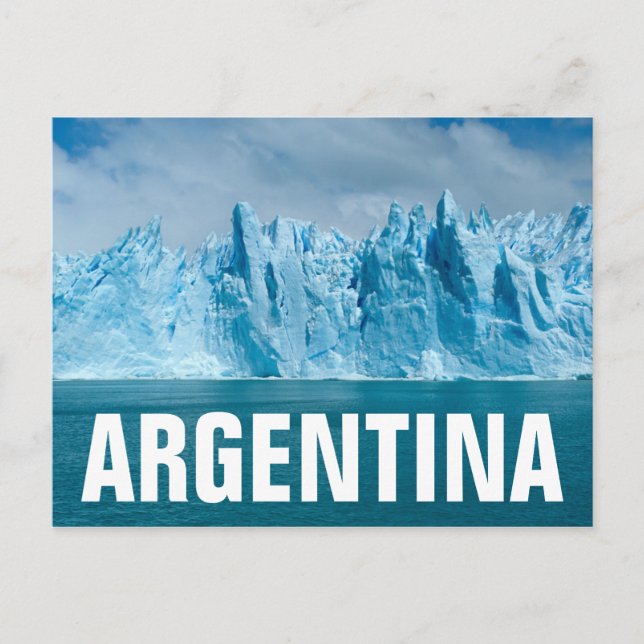 Blå Sjö, is och Himlar Vykort (Framsida)