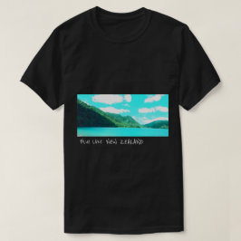 Blå Sjö Nya Zeeland Sjö Tikatipu-resa T Shirt