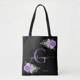 Blå sjöblomma, ro, Modern minimalistisk Elegant Tygkasse