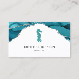 blå sjöfärdsdesign visitkort