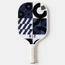 Blå sjölösa Mönster | Modern Monogram