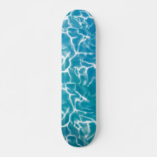 Blå sjön Vatten* Mini Skateboard Bräda 18,5 Cm