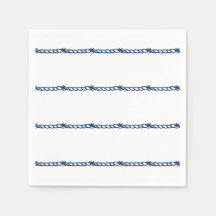 Blå sjörep mönster party