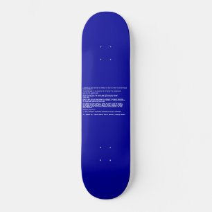 Blå Skärm i döden Mini Skateboard Bräda 18,7 Cm