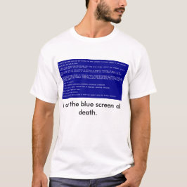 Blå Skärm i döden Tee Shirt