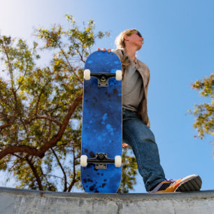 Blå Skateboard för sprejfärg