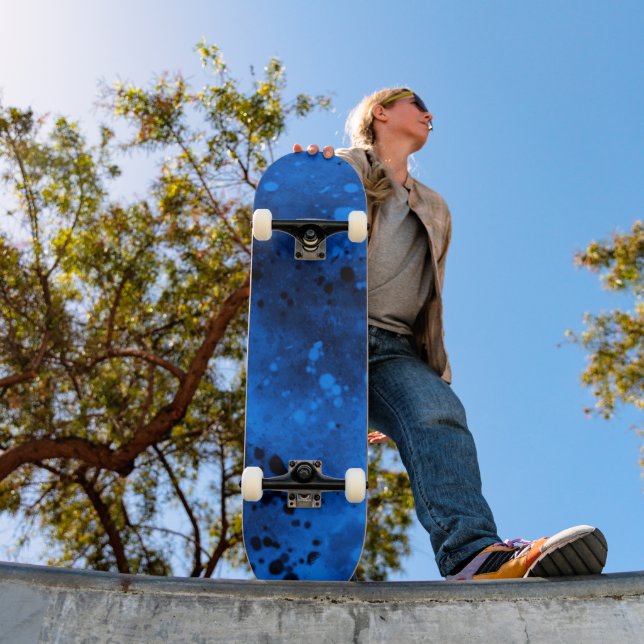Blå Skateboard för sprejfärg (Utomhus 1)